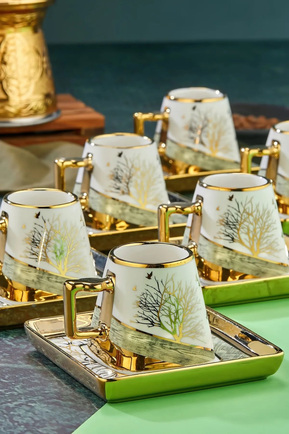 Cup and Saucer 6 Pcs Set 100ML