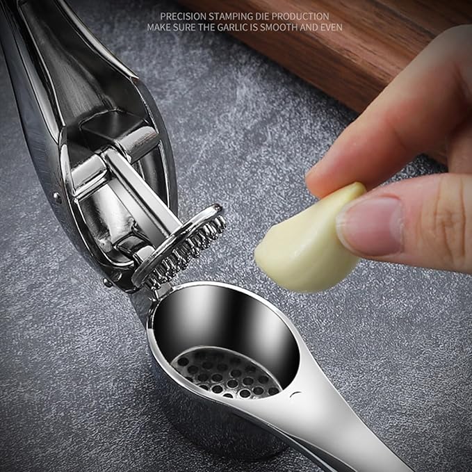 Stainless Steel Garlic Press