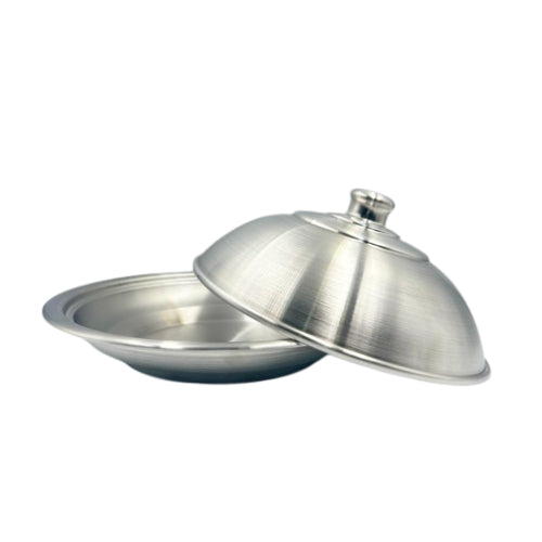 ماعون بغطاء ألمنيوم