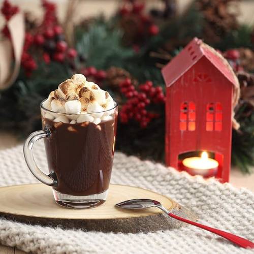 مج شاى زجاج 6 قطعة