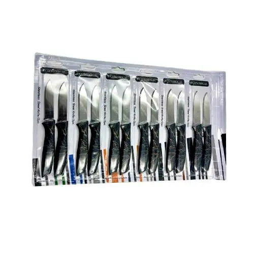 Stainless Steel Kitchen Knife 12 Pcs Set ALJERAIWI