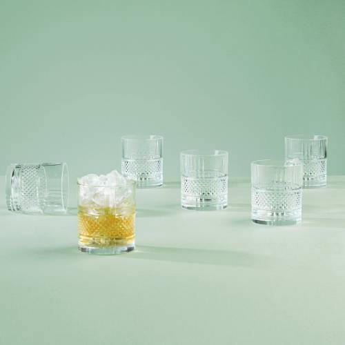 كوب زجاج 6 قطع 325 مل