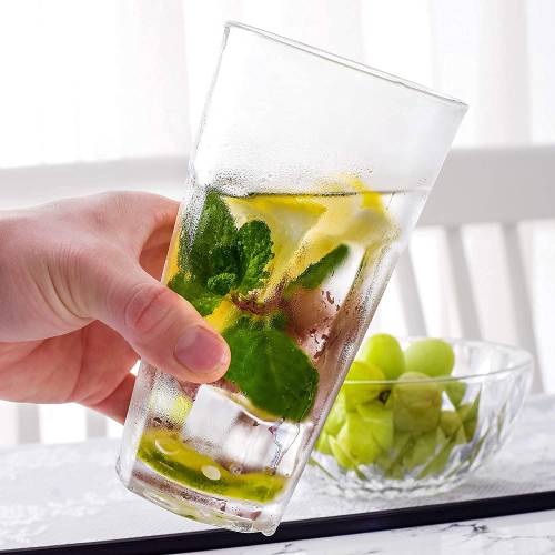 كوب زجاج 6 قطع 370 مل