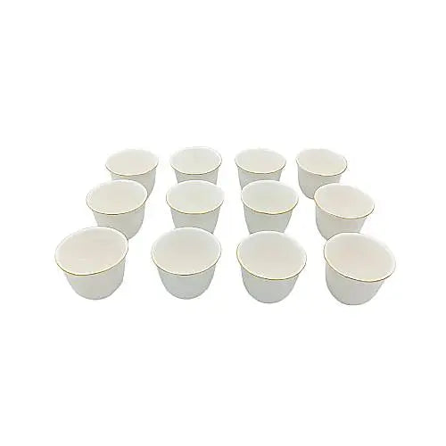 Arabic Coffee Cup 12 Pcs Set - 60 ml ALJERAIWI