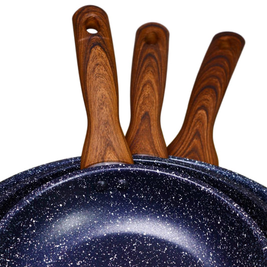 طقم 3 قطع من مقلاة القلي