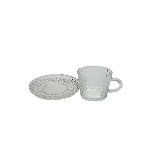 Cup and Saucer 6 Pcs Set - 180ML ALJERAIWI