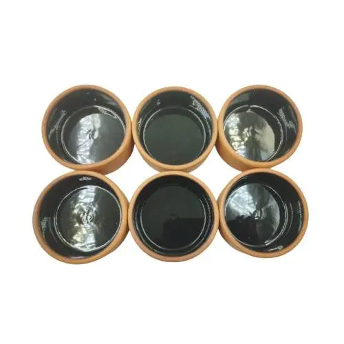 Pottery Bowl Assorted Set of 6 Pcs - 7CM ALJERAIWI
