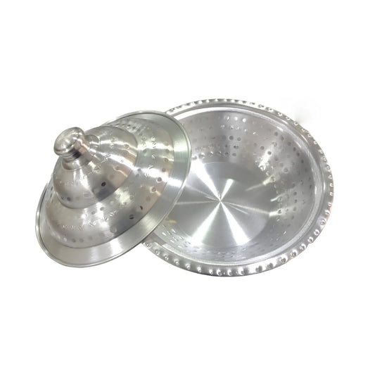 Designed Aluminum Bowl with Cover ALJERAIWI