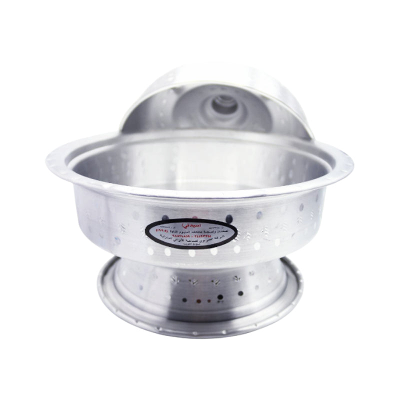 Designed serving cake with chair and lid