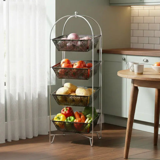 4 Tiers Kitchen Trolley ALJERAIWI