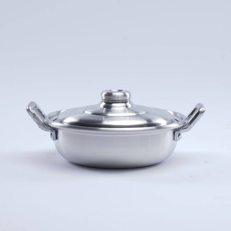 Deep and Heavy Aluminum Skillet