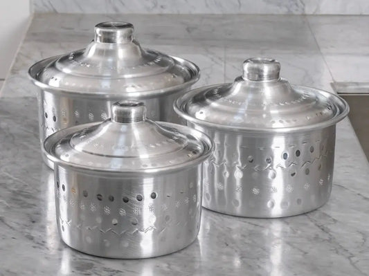 Ordinary Cooking Pot with Design Set Of 7 ALJERAIWI