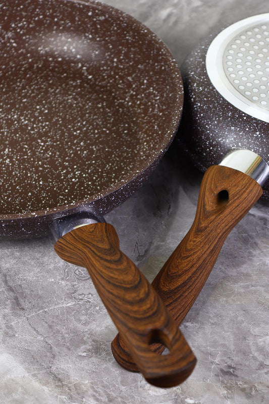 طقم 3 قطع من مقلاة القلي