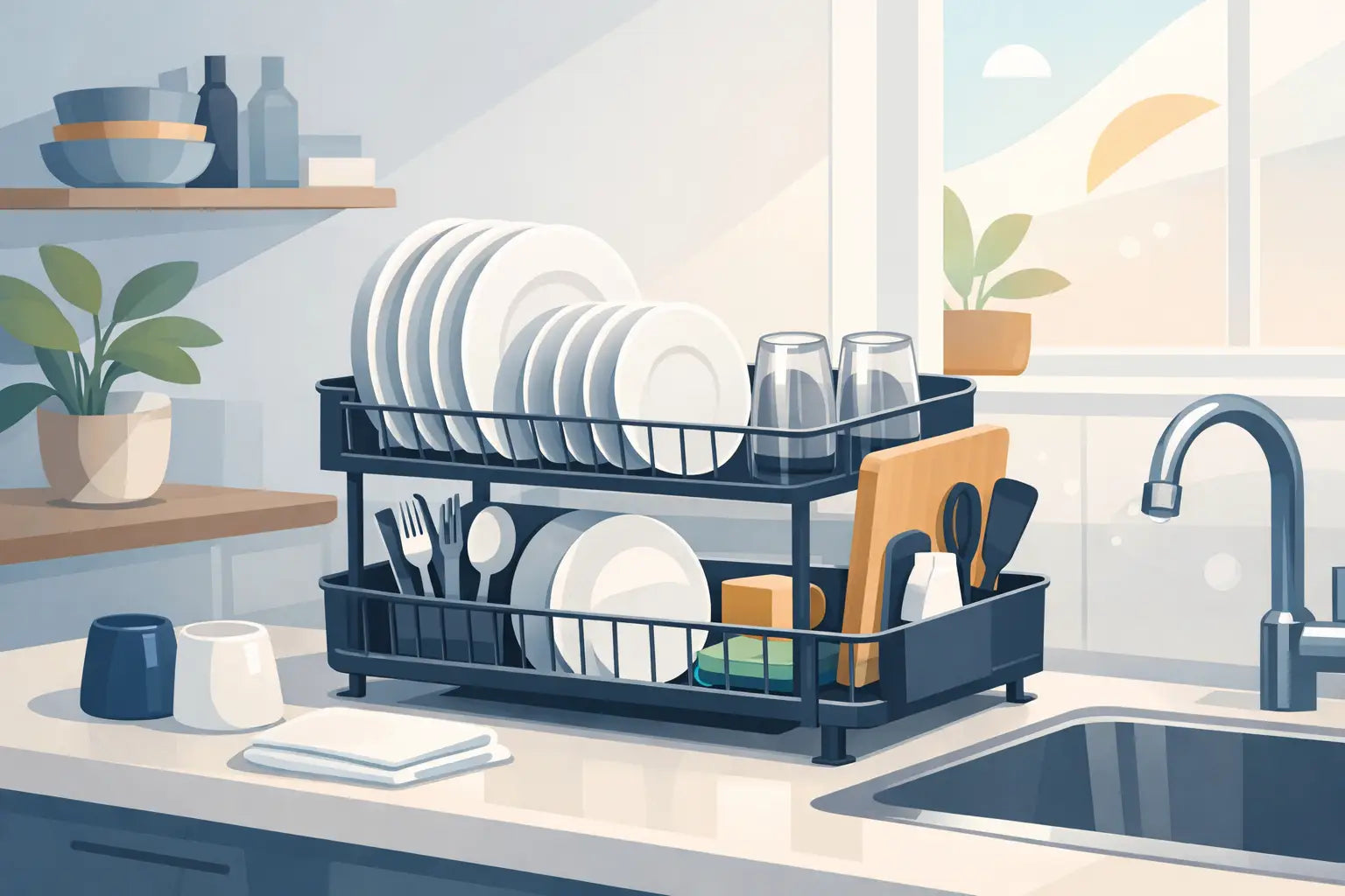 Dish Drying Rack Guide for Better Kitchen Setup