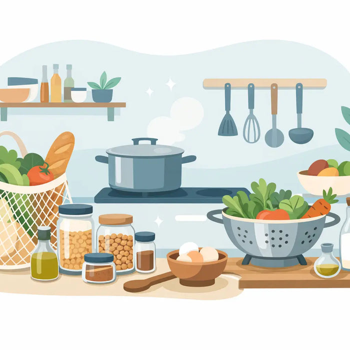 How to Stock a First Kitchen Without Waste