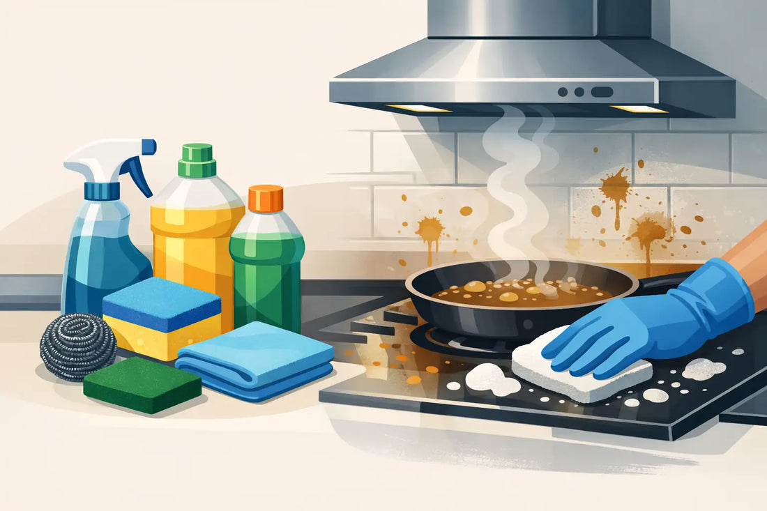 Best Cleaning Materials for Kitchen Grease