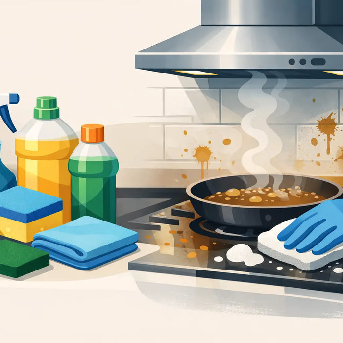 Best Cleaning Materials for Kitchen Grease