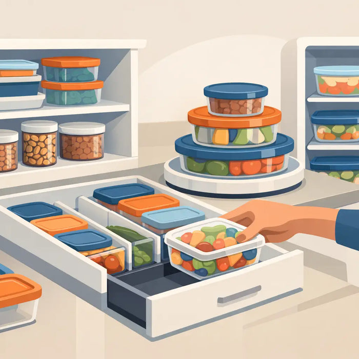 How to Organize Food Containers Without Wasting Space