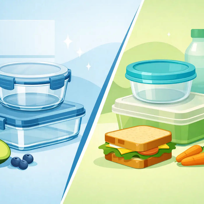 Glass vs Plastic Food Storage