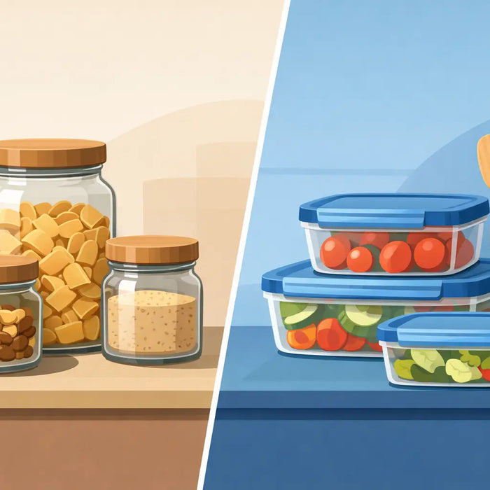 Glass Jars vs Plastic Containers for Your Kitchen