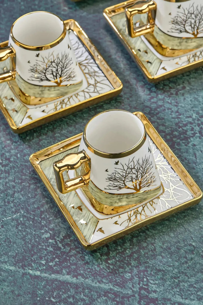 Cup and Saucer 6 Pcs Set 100ML ALJERAIWI