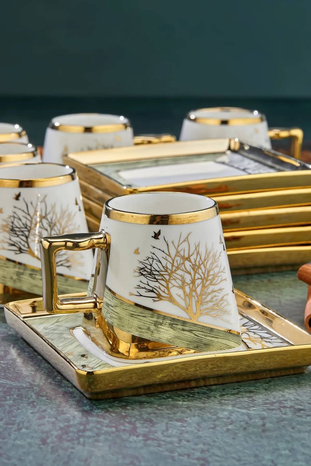 Cup and Saucer 6 Pcs Set 100ML