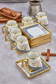 Cup and Saucer 6 Pcs Set 100ML ALJERAIWI