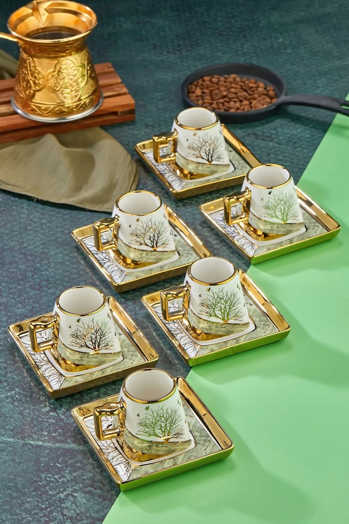 Cup and Saucer 6 Pcs Set 100ML