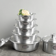Aljeraiwi Aluminum Bowl with Lid ALJERAIWI