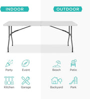 Portable Folding Table 60*27.5*29 Inch ALJERAIWI