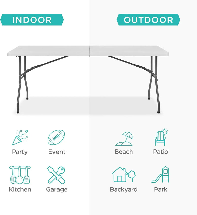 Portable Folding Table 60*27.5*29 Inch ALJERAIWI