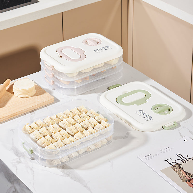 Food Storage Container Three Layer