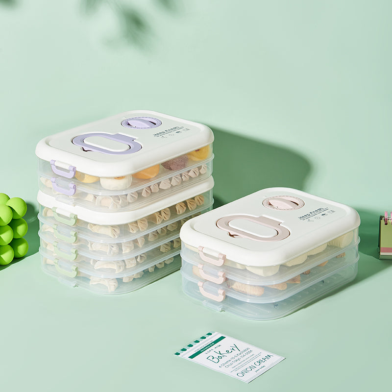 Food Storage Container Three Layer