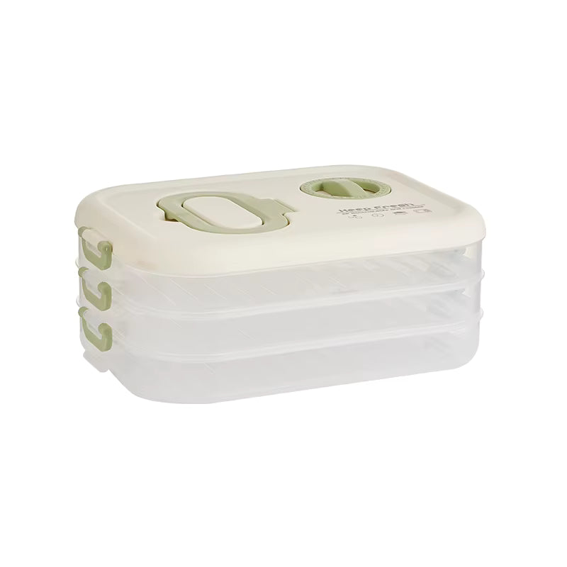 Food Storage Container Three Layer