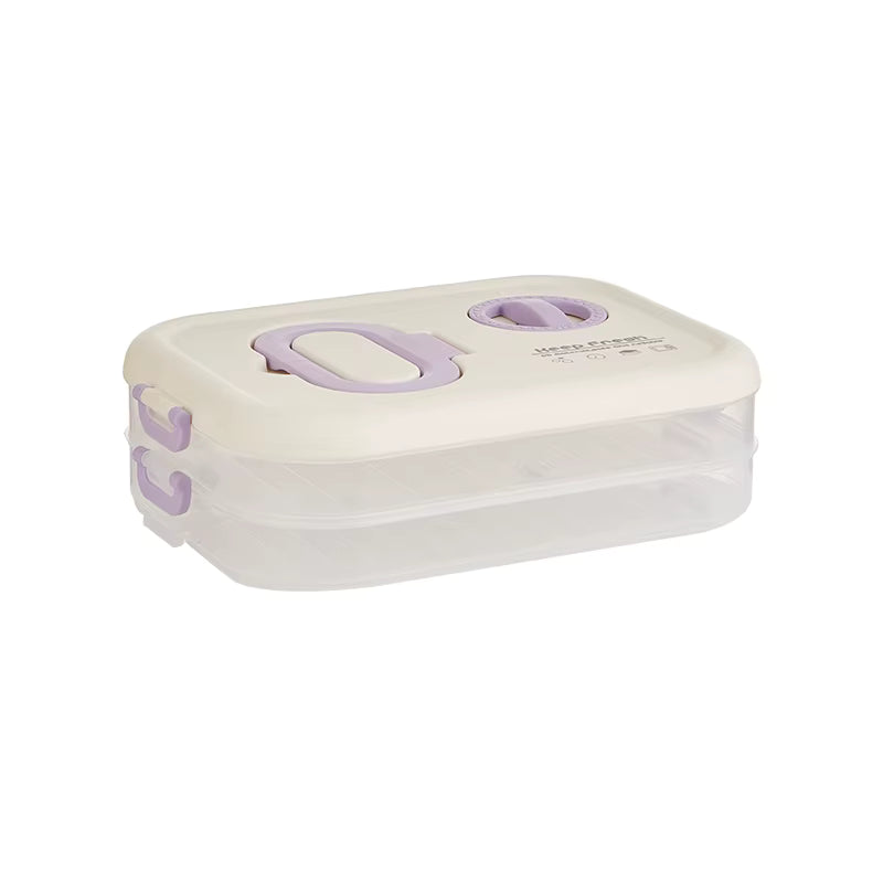 Food Storage Container Two Layer