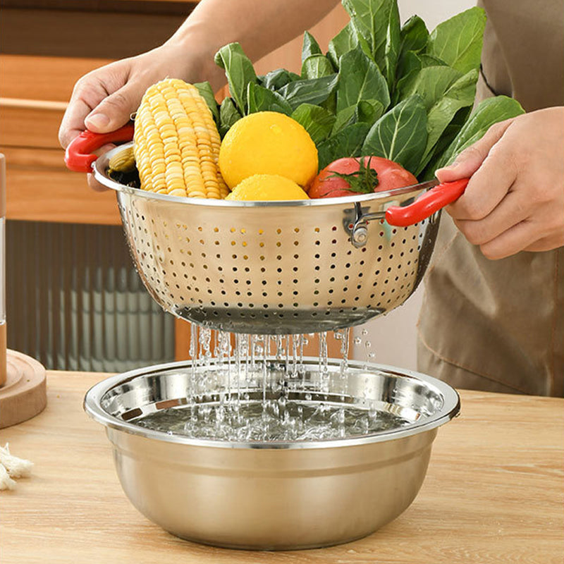 Steel Strainer With Handle