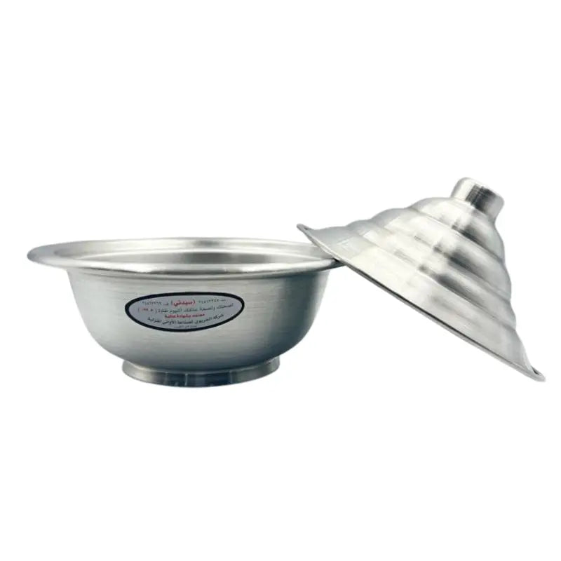 Aljeraiwi Aluminum Bowl with Base and Lid ALJERAIWI