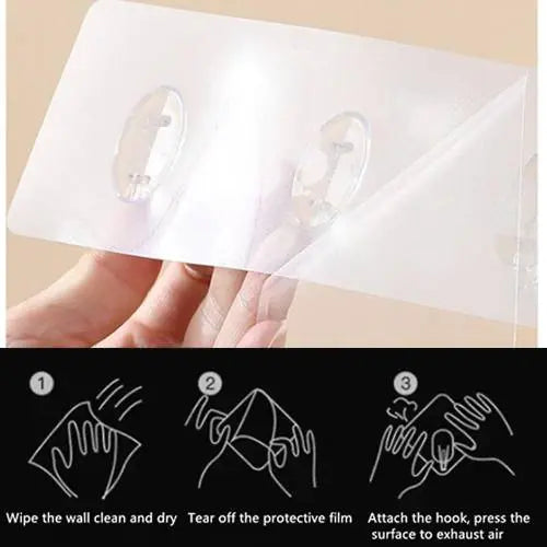 Transparent Wall Hook ALJERAIWI