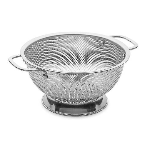 Steel Strainer With Base and Handle