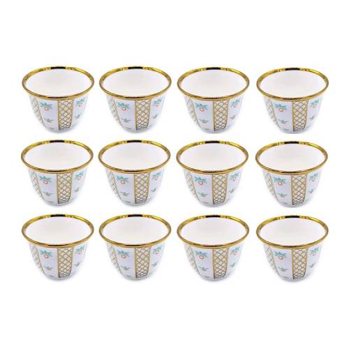 Arabic Coffee Cup 12 Pcs Set - 50 ml