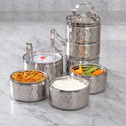 Stainless Steel Tiffin Box - 14CM ALJERAIWI