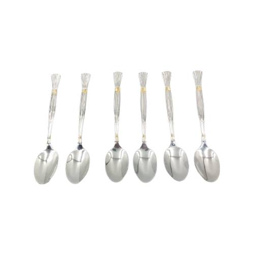 Stainless Steel Spoons 20 cm 6 Pcs Set
