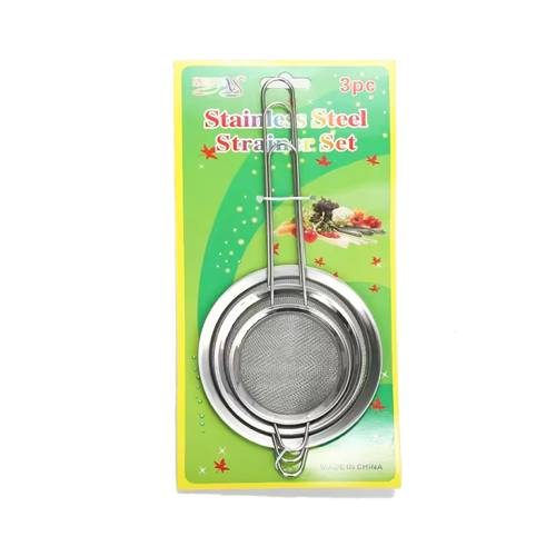 Stainless Steel Strainer 3 Pcs Set