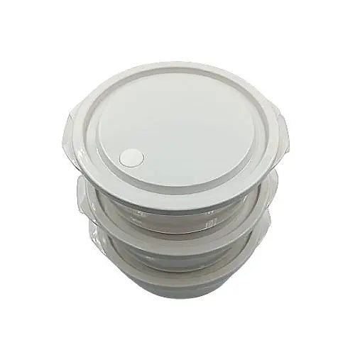 Round Storage Container 1 Ltr 3 Pcs Set ALJERAIWI