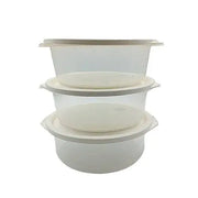 Round Storage Container 1 Ltr 3 Pcs Set ALJERAIWI