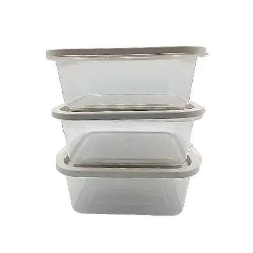 Square Storage Container 1 Ltr 3 Pcs Set ALJERAIWI