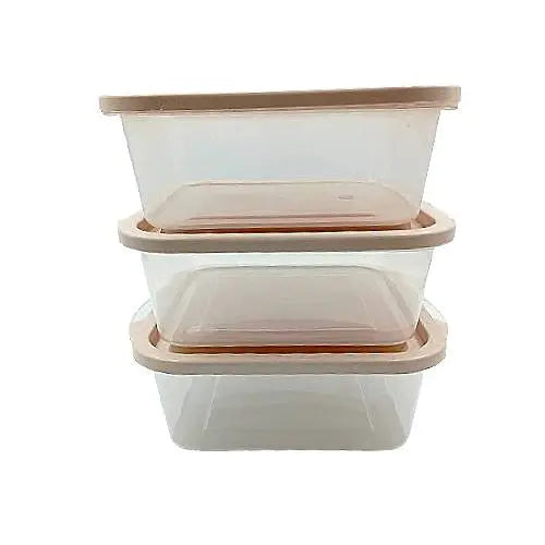 Square Storage Container 1 Ltr 3 Pcs Set ALJERAIWI