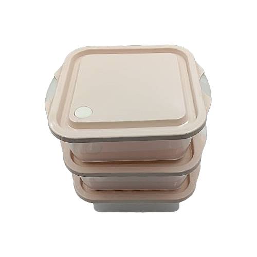 Square Storage Container 1 Ltr 3 Pcs Set