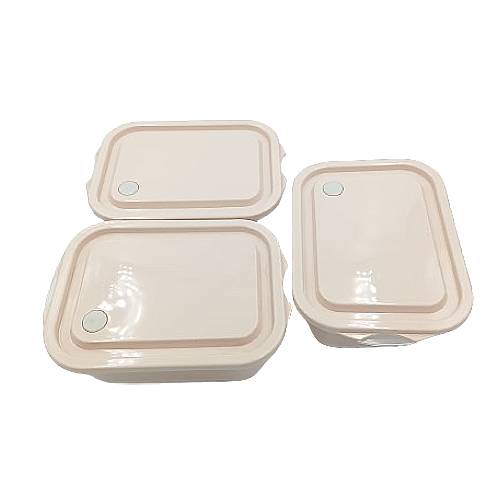 Rectangular Storage Container 1 Ltr 3 Pcs Set