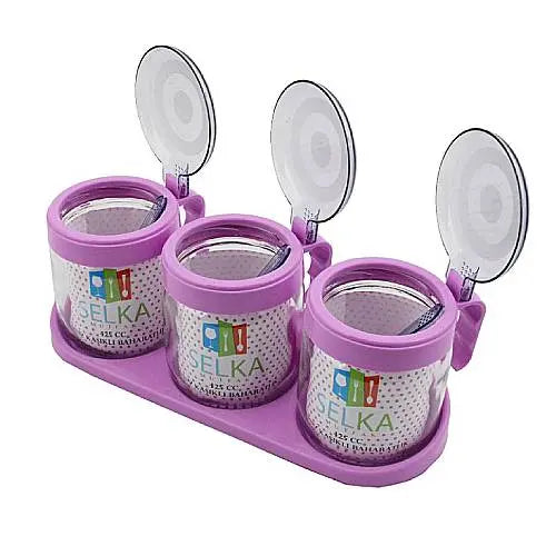 Spices Set with Handle & Stand 425 gm ALJERAIWI